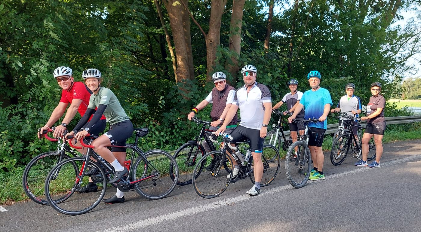 Teilnehmer 20 km Rad fahren